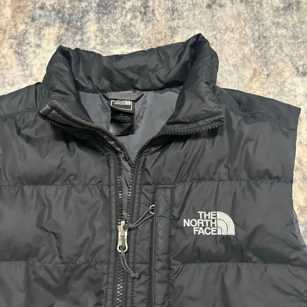 The North Face 550 Down Puffer Vest Black Men’s Small Full Zip